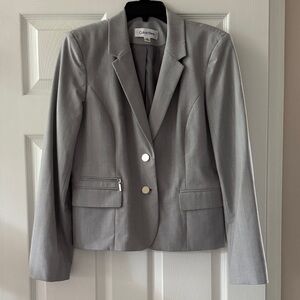 Calvin Klein Women's Silver Blazer